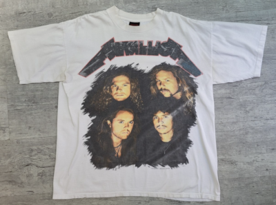 VTG 1991 Metallica WHEREVER I MAY ROAM T-Shirt XL singe stitch
