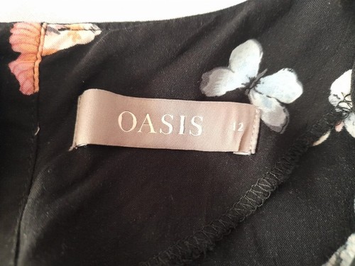 Oasis Sleeveless Blouse Top Size 12 - Picture 3 of 5