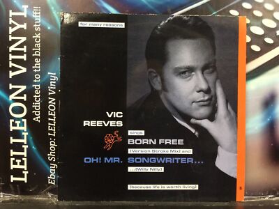 Vic Reeves Born Free Stroke Mix 12  Single Vinyl Record 868227 Pop 90 s