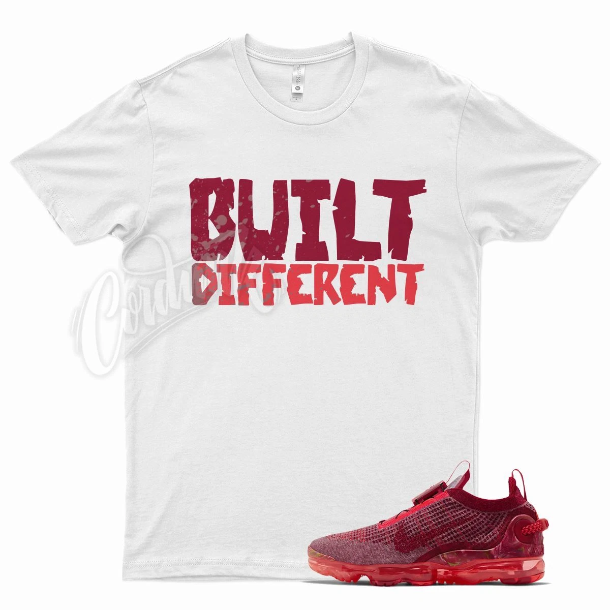 White BUILT T Shirt for N Air Vapormax Flyknit 2020 Team Gym Red Crimson |  eBay