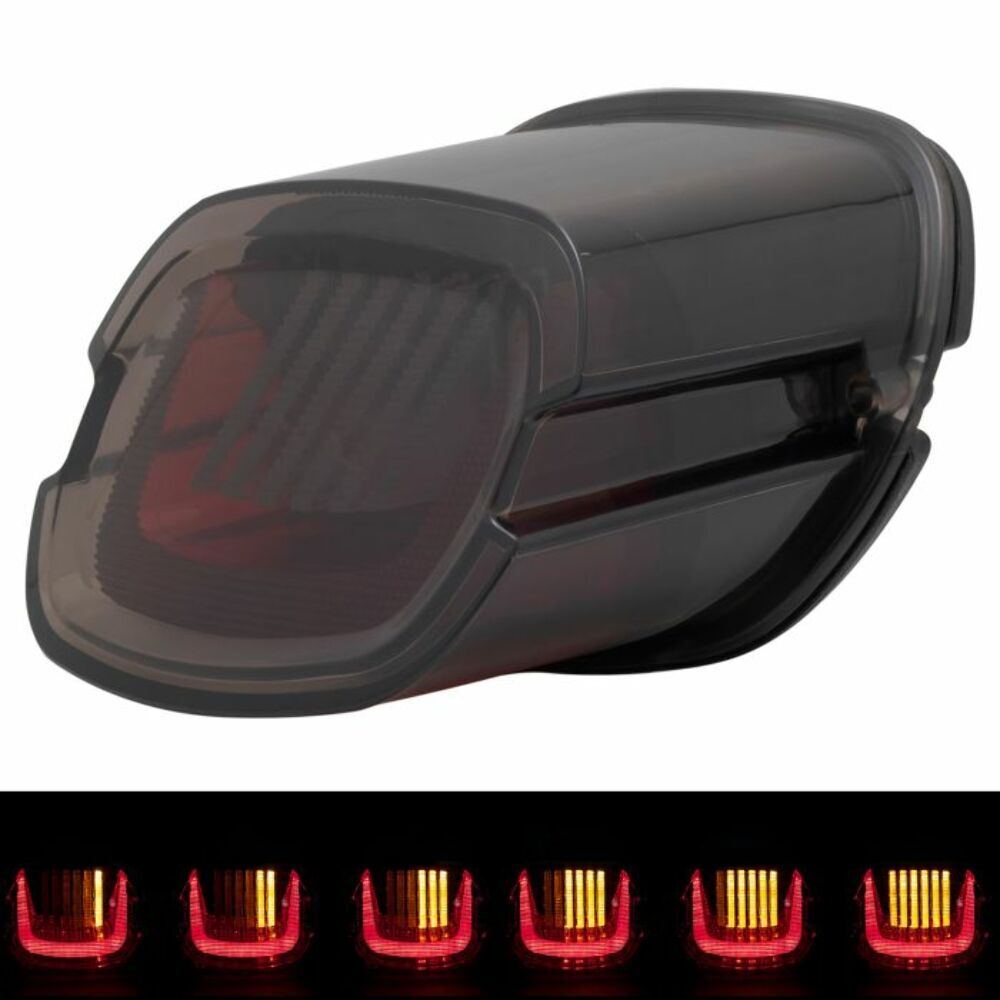 Hogworkz Uproar Red LED Taillight Sequential Strobe Dark