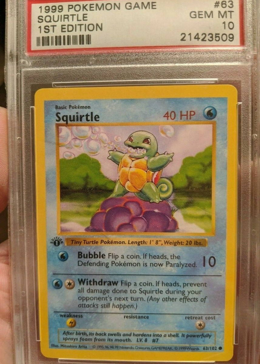 ゼニガメ Squirtle (1st Edition) Shadowless ゼニガメ Squirtle (1st Edition) Shadowless(1st Edition