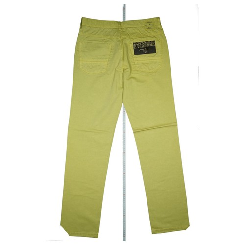 Jean Biani Herren Chino Hose Jeans Slim Fit Premium Cotton 50 W33 L32 Grün NEU - Bild 3 von 7