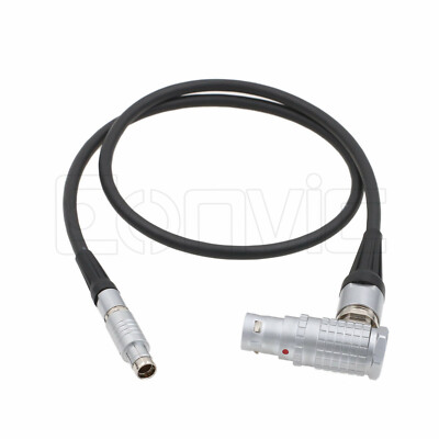 3 Pin Fischer Right Angle 12Pin Run Stop Cable for Preston MDR2 Arri Amira Alexa
