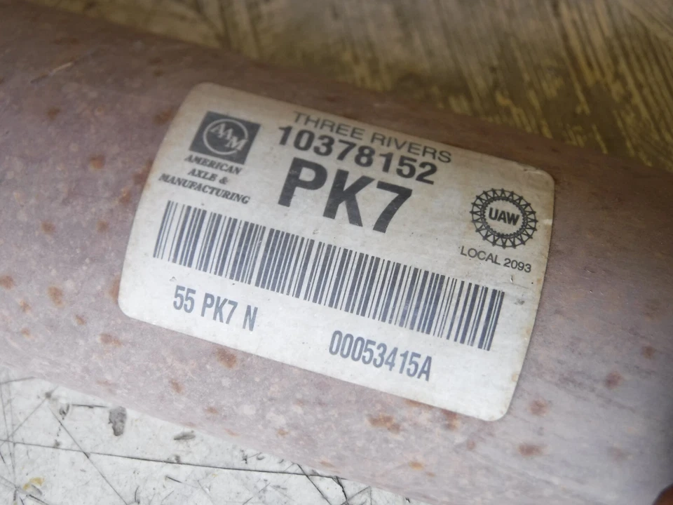 06 2006 Cadillac Escalade Chevy Tahoe GMC Yukon 4x4 OEM Rear Drive Shaft Foto 4 de 4