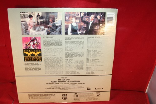 Laserdisc F * My Fair Lady * Audrey Hepburn Rex Harrison Stanley Holloway WS - Picture 3 of 3