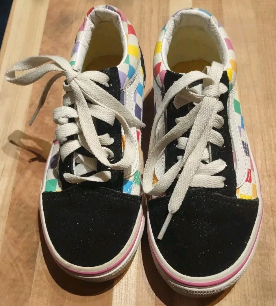 Sneakers bambino VANS Oldol Skoolhiera scacchiera arcoba ta