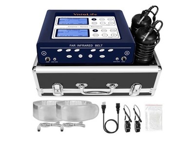 Vniolife Dual Ionic Detoxifying Foot Spa w/Heating Belt & 5 Detox Modes