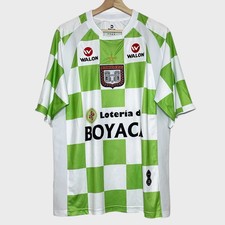 Vintage Walon Boyaca Chico 2009 Green Home Soccer Football Jersey Shirt Large L