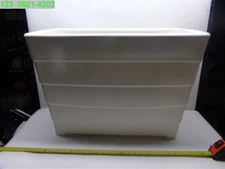 Room & Board Equator Planter White, 24"L, 9-3/4" W, 17-1/2" tall