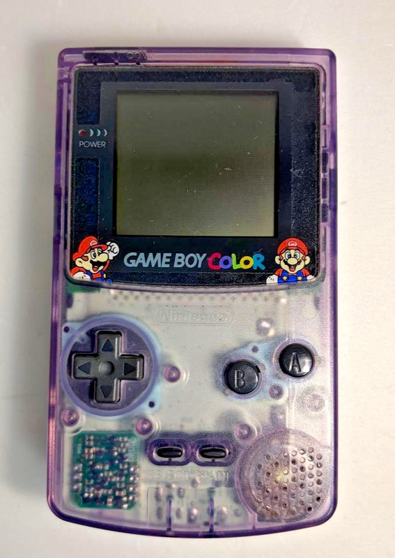 Nintendo Game Boy Color Mario Jusco Limited Edition Tested Working Used