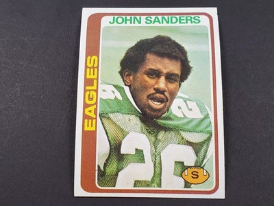 1978 TOPPS FOOTBALL #428 JOHN SANDERS HIGH GRADE NR MINT + BEAUTIFUL