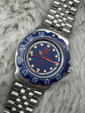 Original TAG Heuer Formula 1 Ref. 370.513 Blue Dial Men’s Steel Bracelet