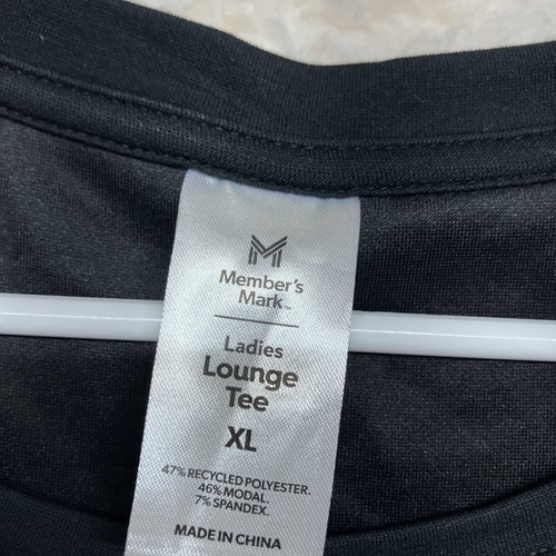 Member's Mark Ladies XL Short Sleeve Crew Neck Lightweight Lounge Tee NWT - Picture 5 of 15