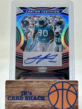 2024 Certified Julius Peppers Canton Certified Signatures Gold Etch /10 #CCS-JPS
