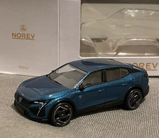 Diecast Norev Peugeot 408 1/64 3 Inches Blue Car New In Box