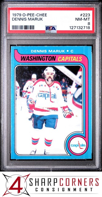 1979 O-PEE-CHEE #223 DENNIS MARUK CAPITALS PSA 8