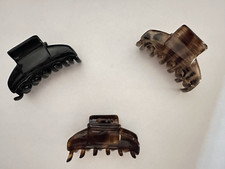 French Atelier Classic Claw Clip Lot Of 3