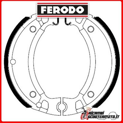 Bremsbacken FERODO ECO  FSB731A GENERIC XOR 50 2 STROKE 2010-2012 225129262#51