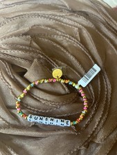 Little Words Project "Sunshine" Beaded Bracelet