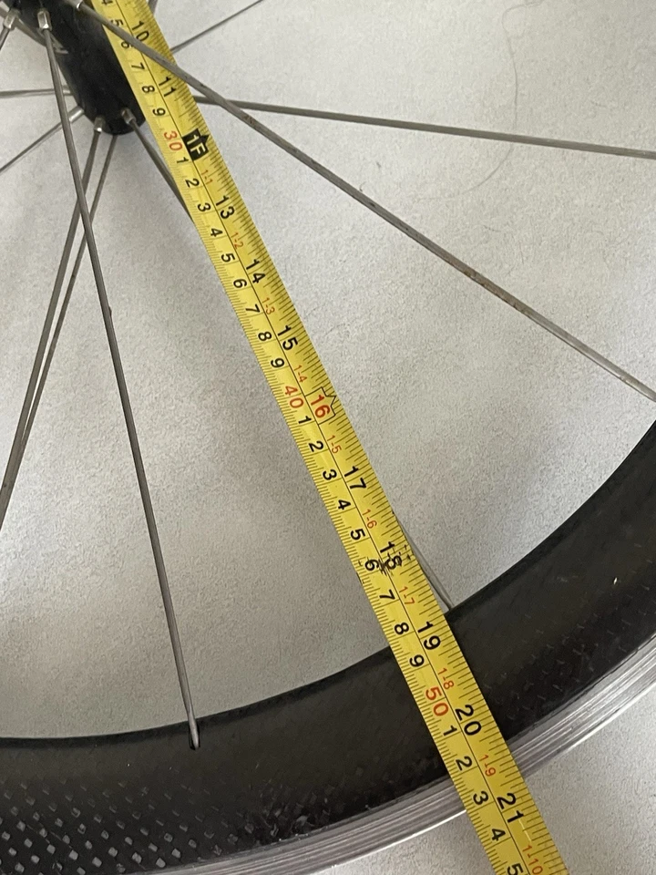 Rueda aerodinámica de fibra de carbono One Hed Alps 650c cubierta carretera TT triatlón de colección Foto 4 de 4