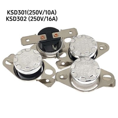 KSD301 KSD302 Thermoschalter Temperaturschalter Schließer Öffner 40°C bis 150°C