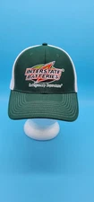 Interstate Batteries Green/White Strapback Hat Labonte Nascar 
