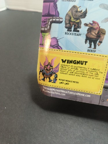 2024 TMNT Mutant Mayhem Wingnut Robo-Bat By Playmates - Picture 3 of 4