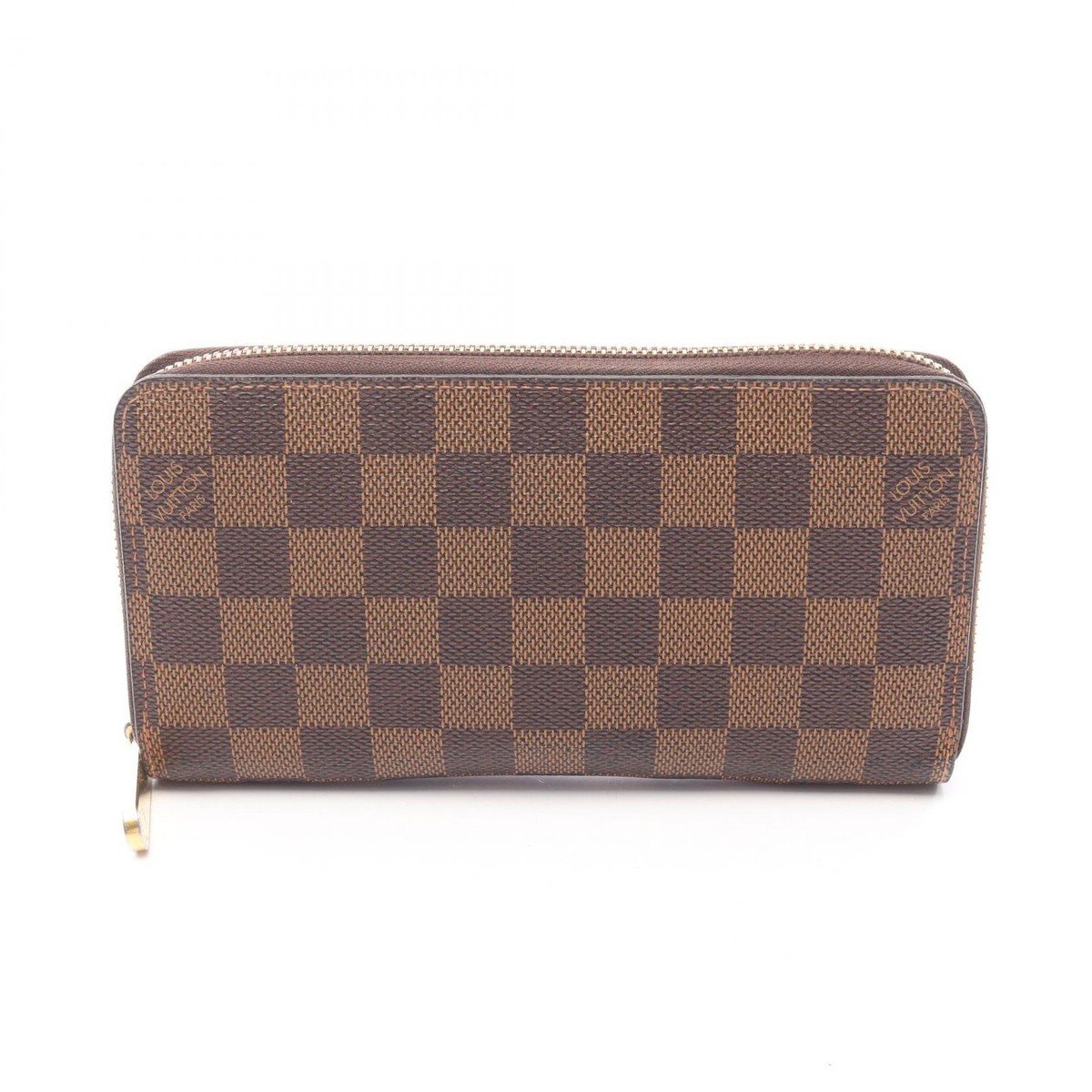 LOUIS VUITTON Zippy Wallet Around zip long wallet N60015 Damier