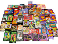 30 New Sealed Vintage 80’s 90’s 00’s Non Sports Trading Card Packs + Free Extras
