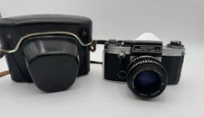 Hanimex Praktica Super TL W/Meyer-Optik Gorlitz 50mm f/1.8 Lens/Case Germany VTG