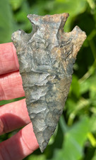 FLORIDA ARTIFACT ARROWHEAD CLAY  ANCIENT KNIF...