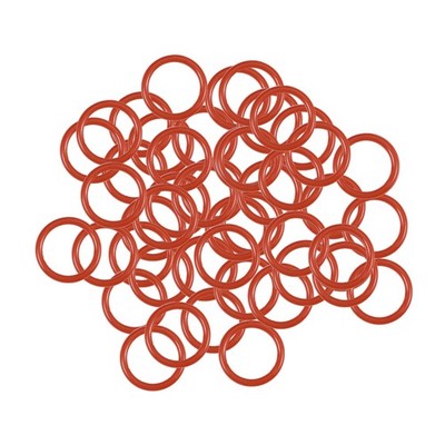 Silikon O-Ring 8,5 mm Außendurchmesser 6,5 mm ID 1mm Dichtringe Dichtung Paket 50