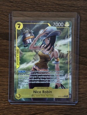 Nico Robin OP15-109 Alt Art NM Adventures on Kami's Island One Piece TCG Englisch
