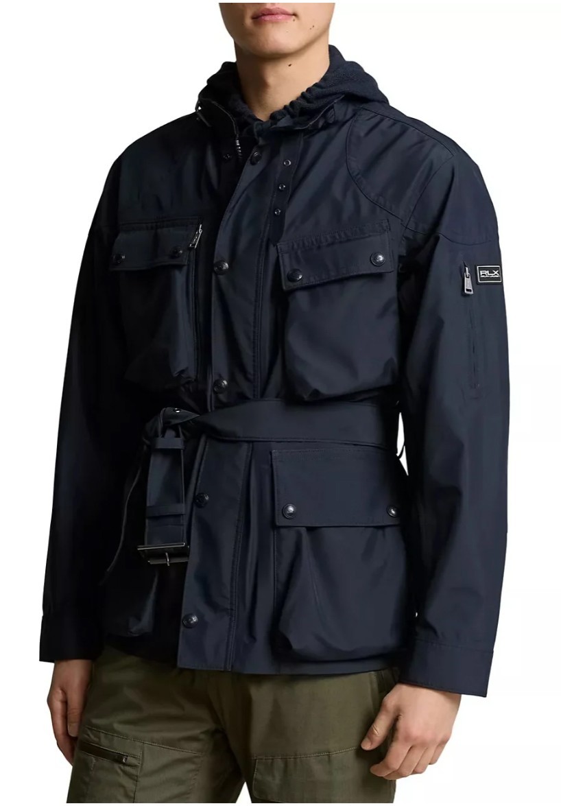 RLX Ralph Lauren Men's Navy Blue Water-Repellent Field Jacket S image 10