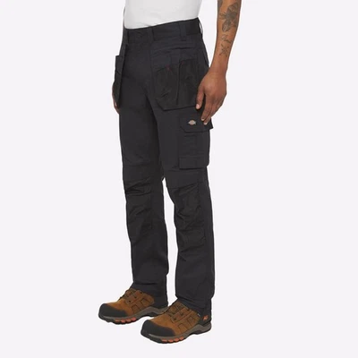 Dickies Multi Poche Homme Quotidien Essentiel Utilitaire Travail Pantalon Noir ( - Photo 1/4