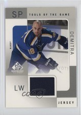 2000-01 SP Game Used Edition Tools of the Game Pavol Demitra #PD 4f5