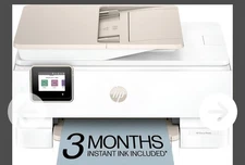 HP Envy Photo 7975 Wireless All-In-One Color Inkjet Printer – Needs Ink