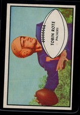 1953 Bowman Football #28 Tobin Rote EX-MT+ Factory 