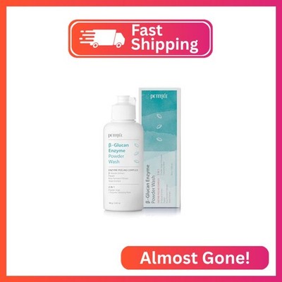 Petitfee B-Glucan Enzyme Wash, Facial Cleanser, Cleansing Powder with Papaya Ext