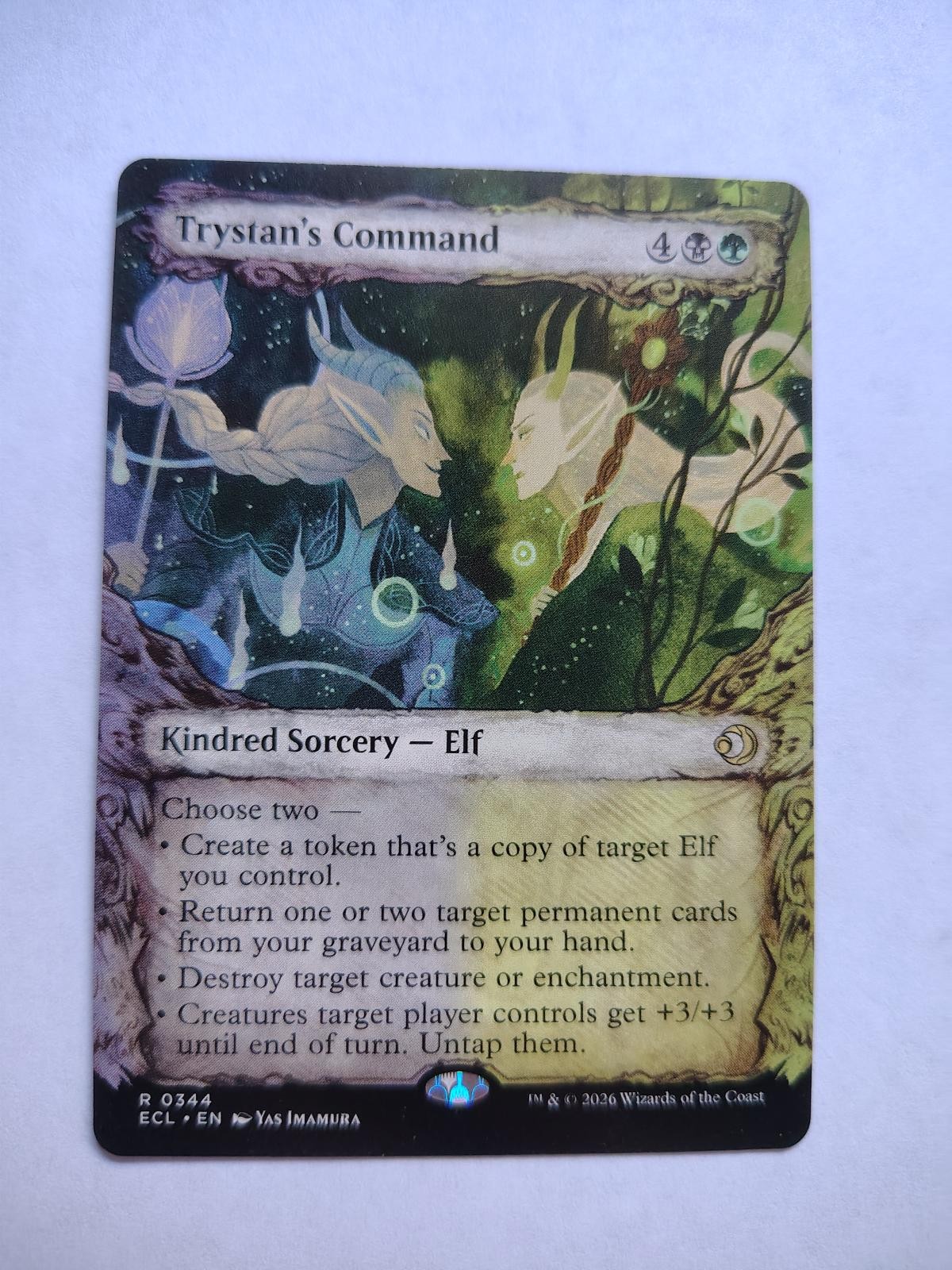 Trystan's Command (Showcase) 344 R Lorwyn Eclipsed Magic: The Gathering NM/M