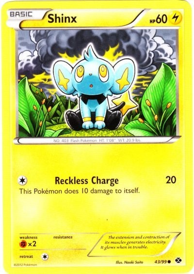 Shinx - 43/99 - Common - Near Mint - Next Destinies