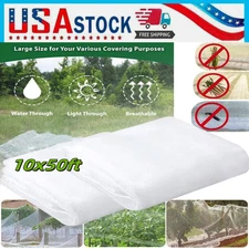 10*50ft Mosquito Garden Bug Insect Netting Barrier Bird Net Plant Protect Mesh*