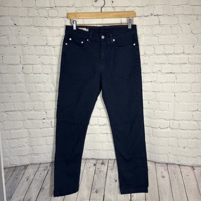 American Giant Roughneck Stretch Canvas Straight Pants Mens 30x30 Blue  NWOT
