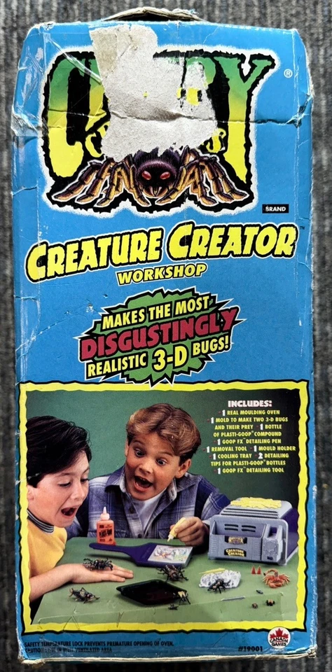 Vintage Creepy Crawlers Creature Creator Workshop CIB Complete w Box Toymax 1996 - Image 3 of 4