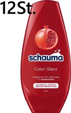 12X SCHAUMA Spülung Color Glanz mit GRANATAPFEL ,250ml (12x 250ml)