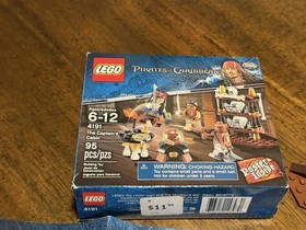 Lego Pirates Of The Caribbean Captains Cabin 4191 100% w/ Instructions, Box