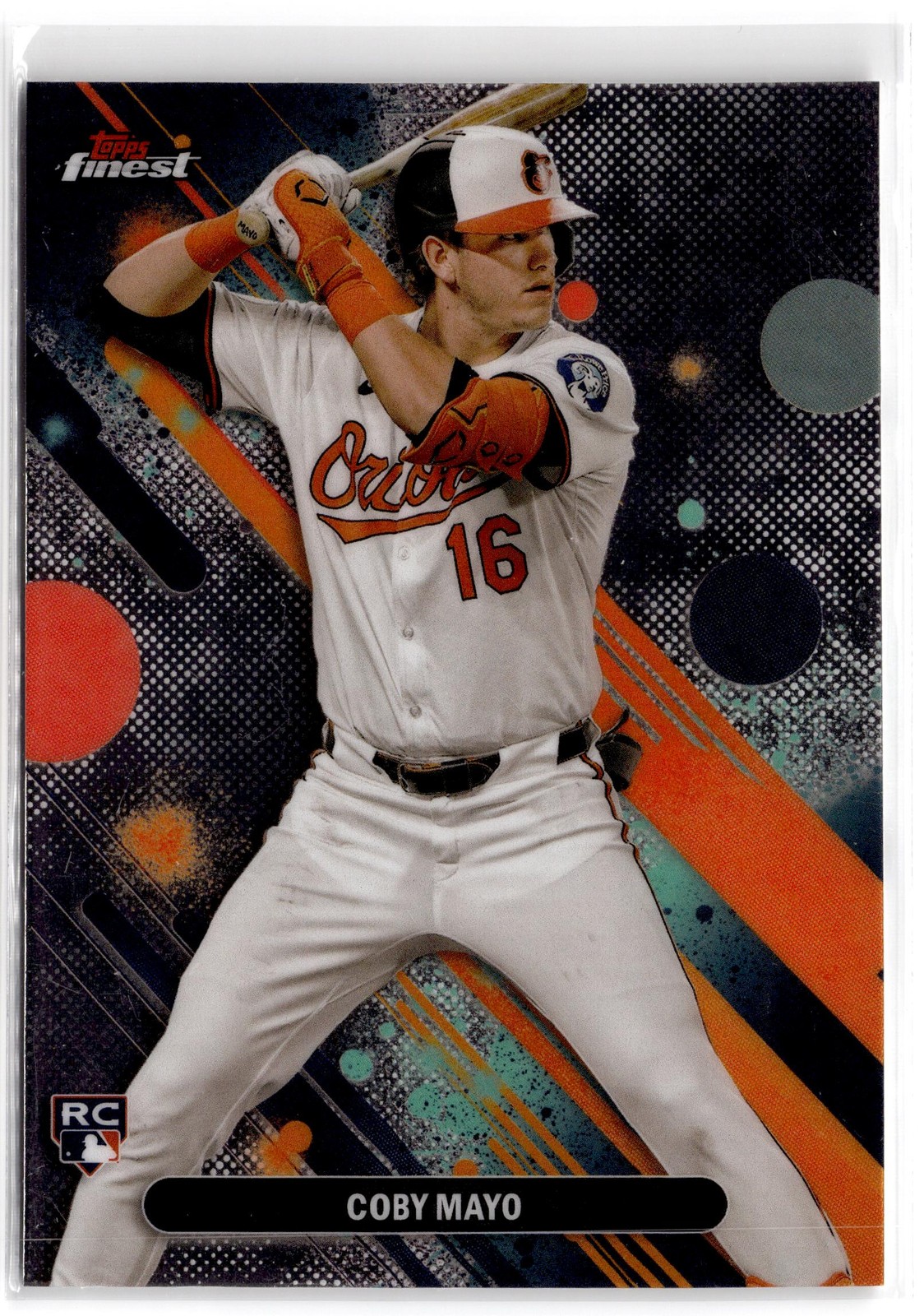 2025 Topps Finest Coby Mayo #26 Rookie Baltimore Orioles
