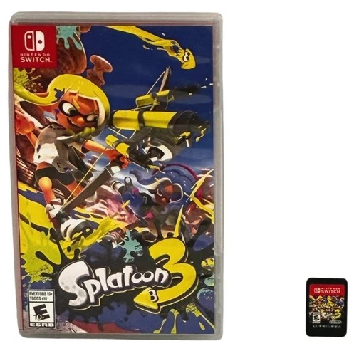 Splatoon 3 – Nintendo Switch Game & Case – Tested – Fast Shipping