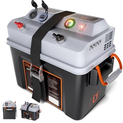 SUNAPEX Smart Battery Box 12V/24V Power Center - Multi Ports & Circuit Breake...